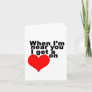 Ich bekomme ein Herz auf dem sonnigen Valentinstag Feiertagskarte