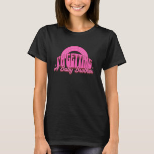 Ich bekomme eine Baby Brother Niedlich Baby Schwan T-Shirt
