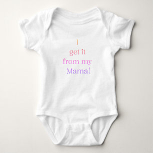 Ich bekomme es von meiner Mama! Baby Onesie Strampler