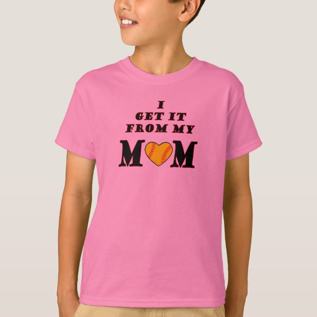 Ich bekomme es von meiner Mama T T-Shirt (Vorderseite)