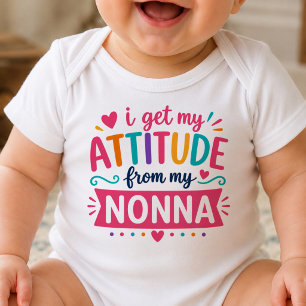Ich bekomme meine Einstellung von meinem Nonna-Bod Baby Strampler