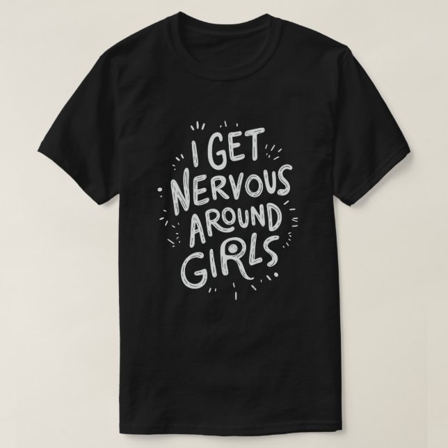 Ich bekomme Nerven um Mädchen Funny Sprichwort Quo T-Shirt (Design vorne)