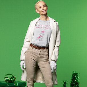 Ich belle dir ein frohes Weihnachtsfest süßer Pude T-Shirt