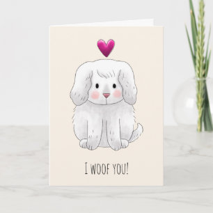 Ich belle dir süße Kinder Lustiger Valentinstag Feiertagskarte