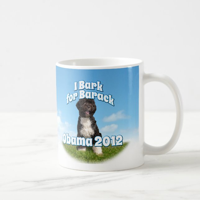 Ich belle für Barack, BO der erste Hund Obama Kaffeetasse (Rechts)