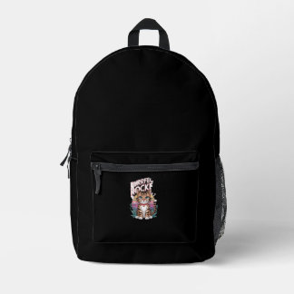 Ich belle Mad für dich! Hund Bedruckter Rucksack