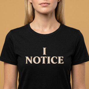 ICH BEMERKE Fürsorgliche Gedanken T-Shirt