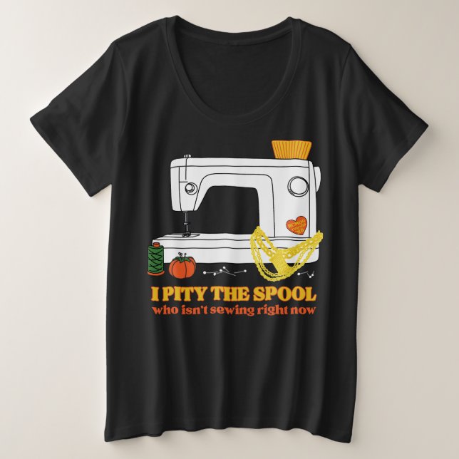 Ich bemitleide die Spule Große Größe T-Shirt (Design vorne)