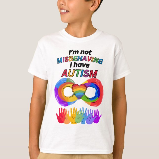 Ich benehme mich nicht falsch an Autismus-T - Shir T-Shirt (Vorderseite)