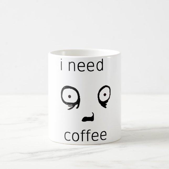 ich benötige Kaffee Kaffeetasse (Mittel)