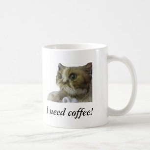 Ich benötige Kaffee! Tasse