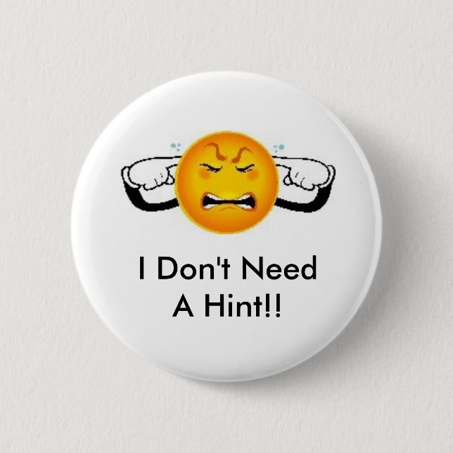 Ich benötige nicht eine Andeutung!! Geocaching Button (Vorderseite)