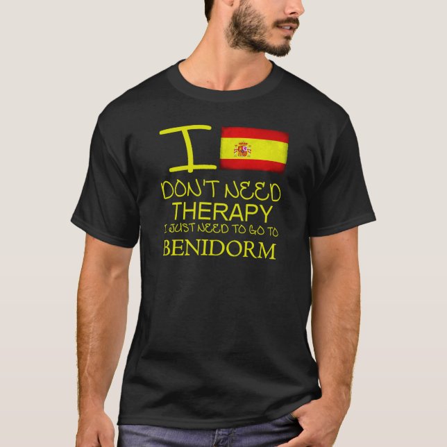 Ich benötige nicht Therapie, die ich gerade nach T-Shirt (Vorderseite)