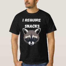Ich benötige Snacks Raccoon