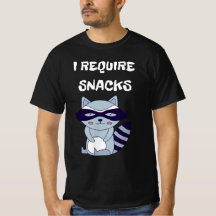 Ich benötige Snacks Raccoon