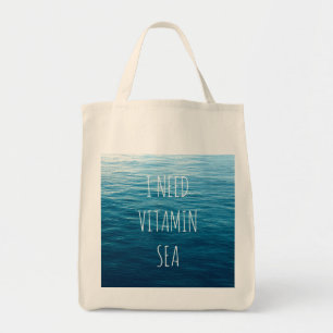 ICH BENÖTIGE VITAMIN-MEER - Taschentasche mit Tragetasche