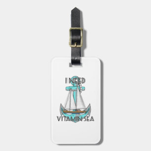 Ich benötige Vitamin-SeeseeSegelboot Gepäckanhänger