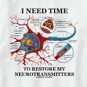 Ich benötige Zeit, meine Neurotransmitter wieder T-Shirt