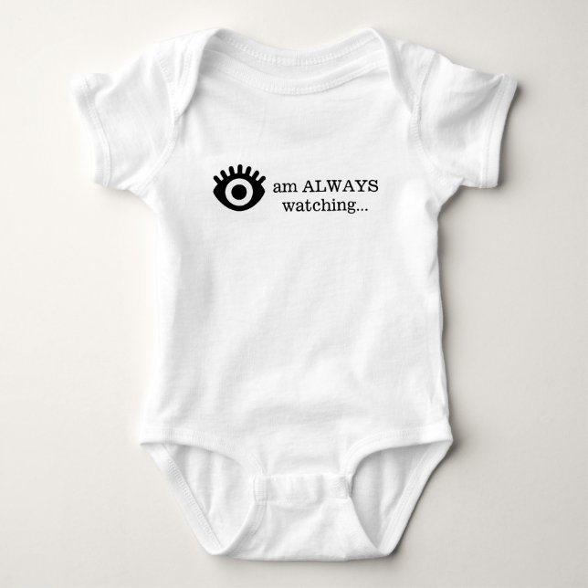 Ich beobachte ständig baby strampler (Vorderseite)