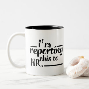 ich berichte diesem STUNDE Kaffee-Teegeschenk Zweifarbige Tasse
