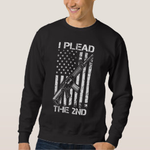 Ich berufe mich auf den 2. Zusatzartikel AR15 USA- Sweatshirt