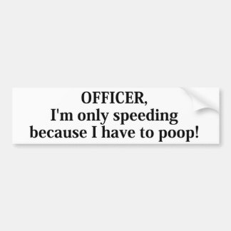 Ich beschleunige nur weil autoaufkleber