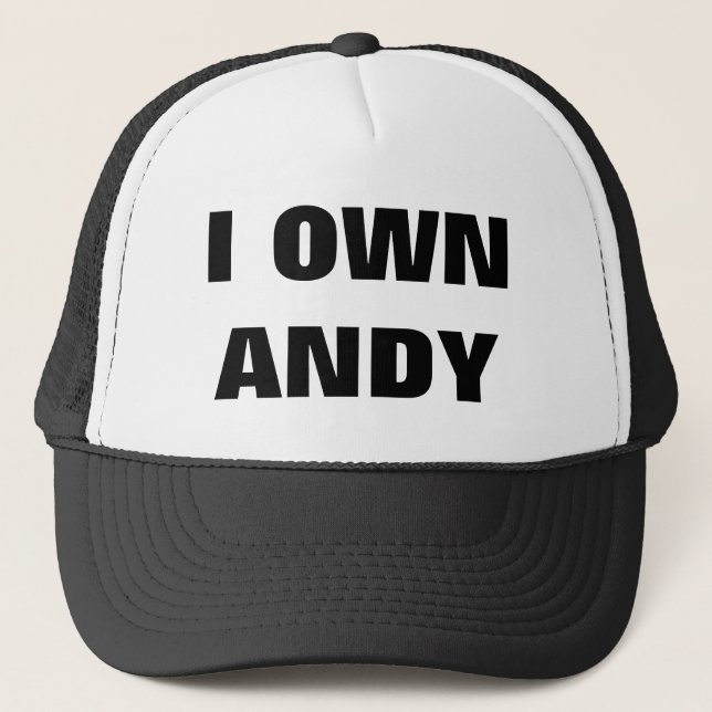 ICH BESITZE ANDY TRUCKERKAPPE (Vorderseite)