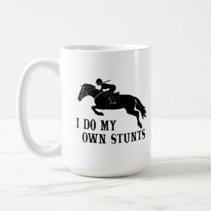 Ich besitze ein Pferderittenmädchen Kaffeetasse