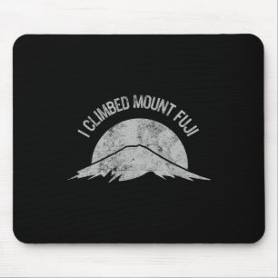 Ich bestieg den Fuji Japan Bergsteigen Natur Mousepad