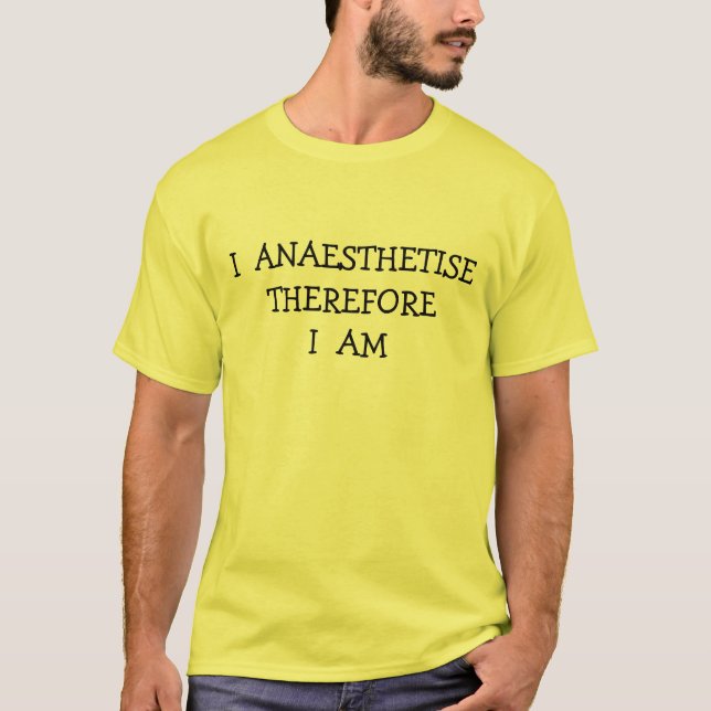 ICH BETÄUBE DESHALB MICH BIN T-Shirt (Vorderseite)