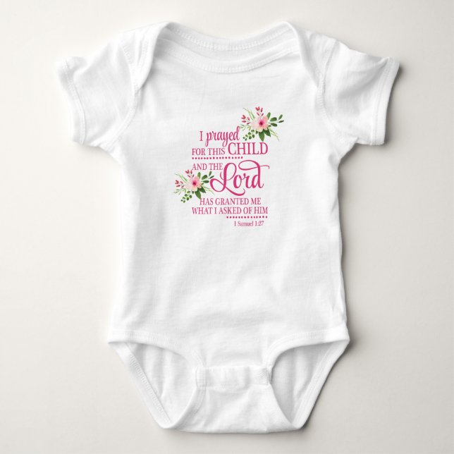 Ich betete für diesen Kinderanzug Baby Strampler (Vorderseite)