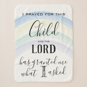 Ich betete für dieses Baby aus Kinderrenbow Sherpadecke