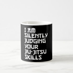 Ich beurteile deine Jiu-Jitsu-Fähigkeit schweigen Kaffeetasse