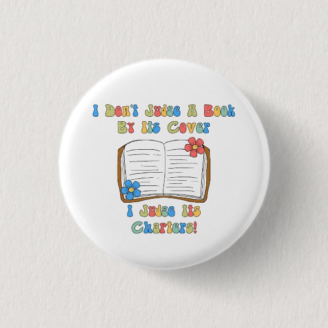 Ich beurteile ein Buch nicht nach seinem Cover...B Button (Vorderseite)