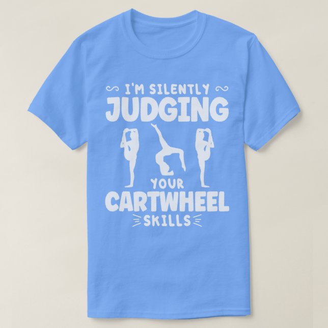 Ich beurteile Ihre Radfertigkeiten schweigend, ega T-Shirt (Design vorne)