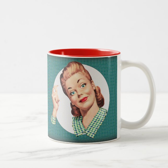 Ich beurteile Sie ruhig Zweifarbige Tasse (Rechts)