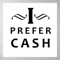 Ich bevorzuge Bargeld