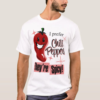 Ich bevorzuge die Chili-Paprikaschoten heißes N T-Shirt