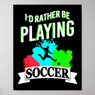 Ich bevorzuge lustigen sportlichen Ausdruck beim F Poster