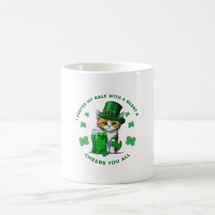 Ich bevorzuge mein Kale mit einem stillen K-Funny  Kaffeetasse