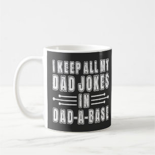 Ich Bewahre Alle Meine Papa-Witze In Papa Eine Bas Kaffeetasse