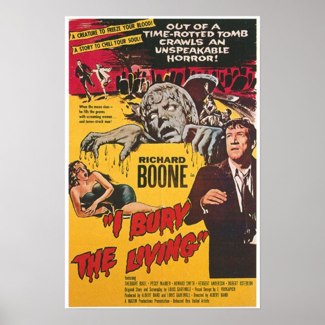 Ich bezähle das Living Horror Movie Poster (Vorne)