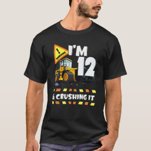 Ich bin 12 und zerstöre es Baugrube 12. T-Shirt
