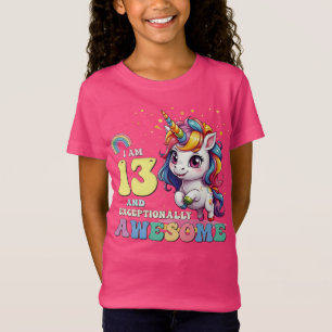 Ich bin 13 und Phantastisch - Mädchen Kinder Einho T-Shirt