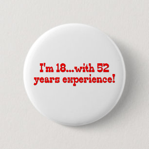 Ich bin 18 mit 52 Jahren Erfahrungs- Button