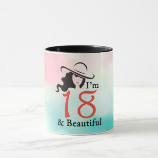Ich bin 18 und schöne Tasse - LRG