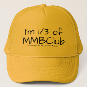 Ich bin 1/3 von MMBClub Hut, mit URL Truckerkappe