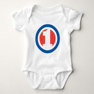 Ich bin 1! baby strampler