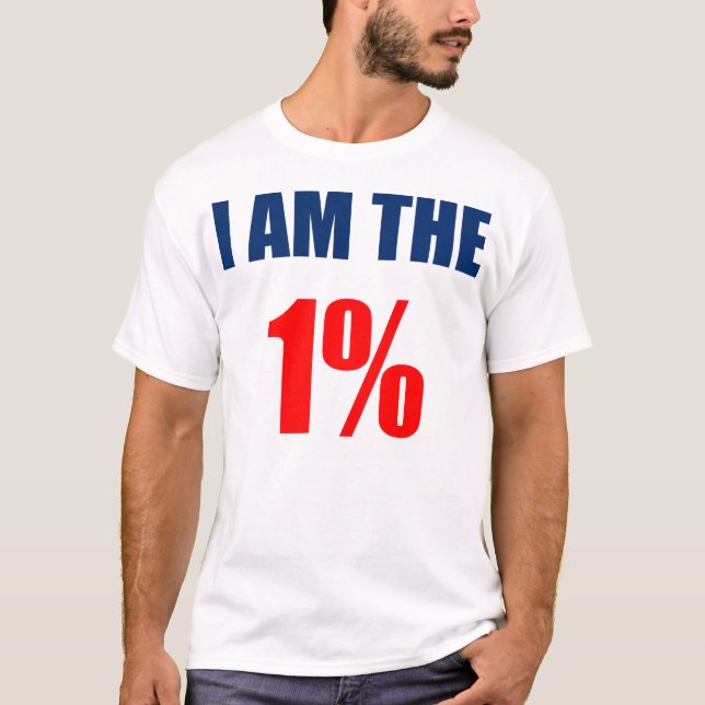 Ich bin 1 % T-Shirt (Vorderseite)