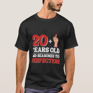 Ich bin 20 plus 1 Middle Finger für einen 21. T-Shirt